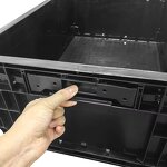ESD Anti-Static Container Box Manufacturer - New Material Black for PCB Electronics