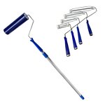 Cleanroom Sticky Roller Manufacturer - 4 Inch Dust Removal Reusable with Handle
