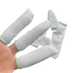 Safety Finger Cots Manufacturer - Absorb Sweat White Color Polyester for Cleanroom