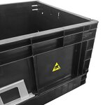 ESD Anti-Static Container Box Manufacturer - New Material Black for PCB Electronics