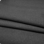 ESD Antistatic Work Chair Fabric Manufacturer - Black 5mm Grid 280gsm Polyester