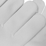 Safety Working Gloves Manufacturer - White Color PVC Dotted Durable Nylon for Industrial