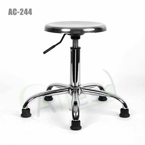 ESD Laboratory Chair Stool Manufacturer - Adjustable Round Stainless Steel