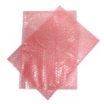 ESD Anti-Static Bubble Film Bag Manufacturer - Red Double-Sided for Circuit Board Packaging