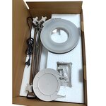 Electronic Circuit Board Repair Lamp Manufacturer - High-definition Clip White Glass 5X LED Desk Magnified