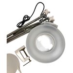 Electronic Circuit Board Repair Desk Lamp Manufacturer - Clip White Glass 5X LED High-definition Magnified