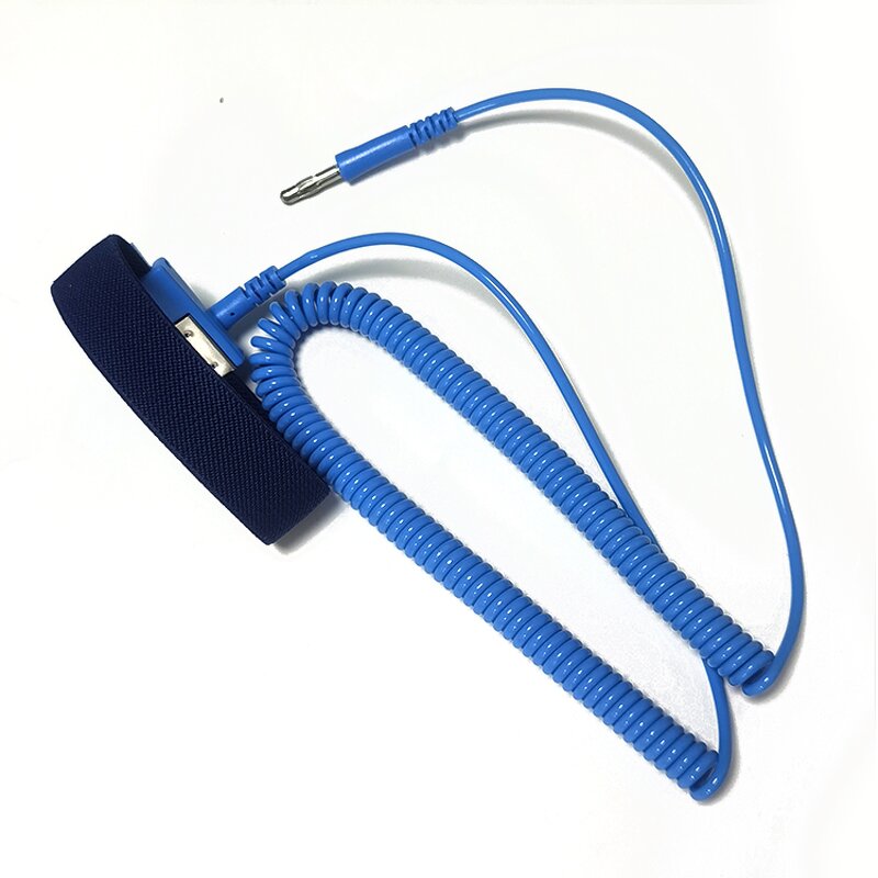 ESD Grounding Cord Wrist Strap Manufacturer - Elastic Adjustable Anti Static for Cleanroom