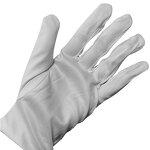 Cleanroom Working Gloves Manufacturer - White Jewelry Microfiber Dust-free