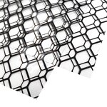 ESD Grid Curtain Manufacturer - Thickness 0.3mm Transparent PVC for Cleanroom Door Partition