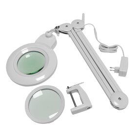 Desktop LED Lamp Manufacturer - 5X Adjustable Illuminated Lens