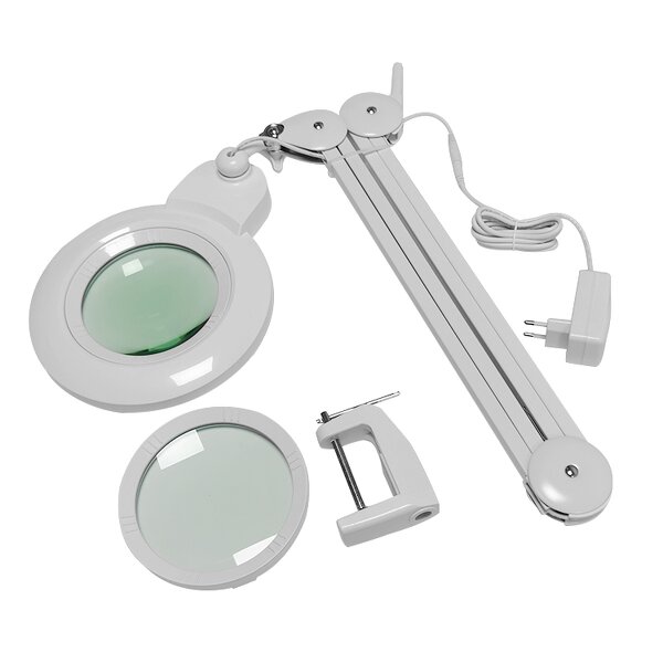 Desktop LED Lamp Manufacturer - 5X Adjustable Illuminated Lens