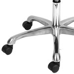 ESD Office Fabric Chair Manufacturer - Adjustable Height Backrest Safety Stool with Armrest