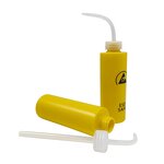 ESD Antistatic Wash Bottle Manufacturer - Curved Mouth Plastic Squeeze Alcohol Dispenser for ESD Area