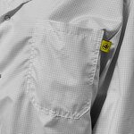 ESD Anti-static Clean Room Coats Manufacturer - Special Designs Accepted Long Sleeve Polyester Cotton 4mm Grid