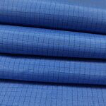 Antistatic Fabric Manufacturer - 4MM X 4MM Grid Blue Dust Free Washable for Industry