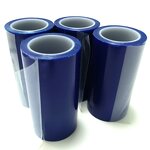 Clean Room Sticky Roller Manufacturer - 4 White Blue Clear Disposable PE Lint Roller