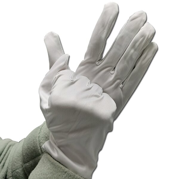 Cleanroom Working Gloves Manufacturer - White Jewelry Microfiber Dust-free
