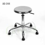 ESD Laboratory Chair Stool Manufacturer - Adjustable Round Stainless Steel