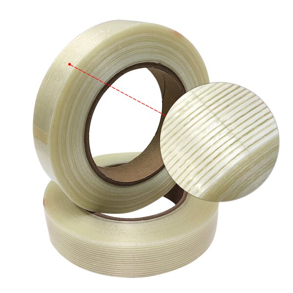 Washing PET Industry Tapes Manufacturer - 25MMx50MM Machine Filament Fiber Warning Adhesive