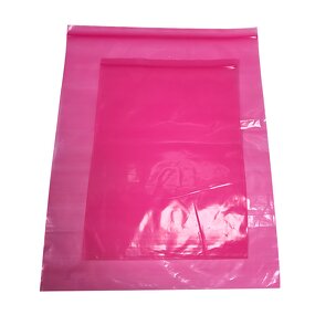 ESD Anti-Static Self-Sealing Pocket Manufacturer - PE Pink Thickened 16 Thread Shielding