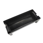 ESD SMT Storage Tray Manufacturer - Black Plastic U Shape Electronics Box Tray