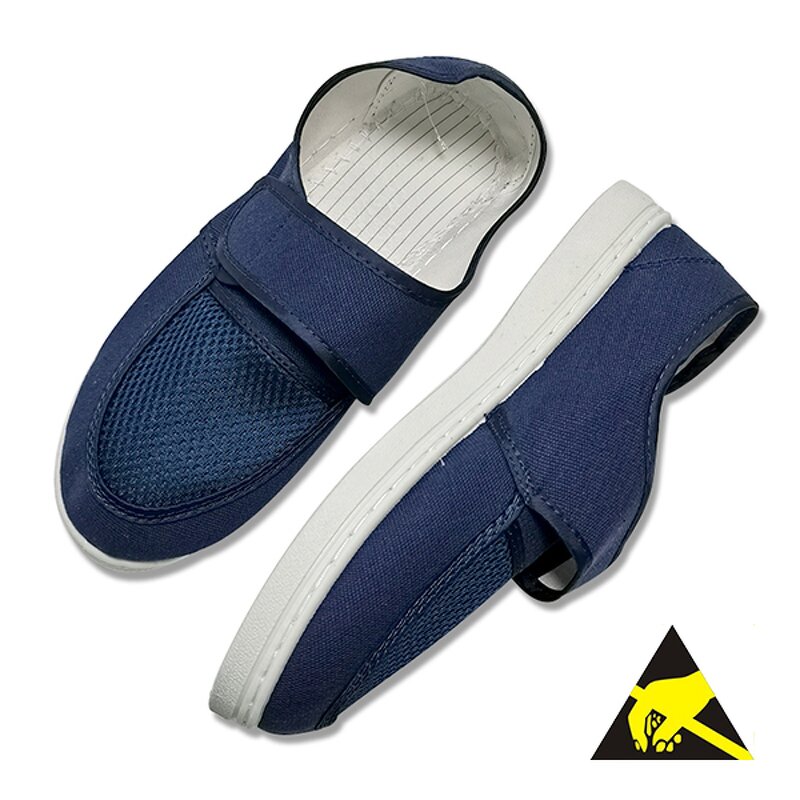 ESD Safety Shoes Manufacturer - Electronics Anti-static Mesh Breathable PVC for Cleanroom