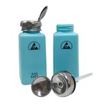 ESD Alcohol Bottle Manufacturer - Chemical Plastic Solvent Dispenser for Cleanroom