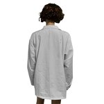 ESD Anti-static Clean Room Coats Manufacturer - Special Designs Accepted Long Sleeve Polyester Cotton 4mm Grid