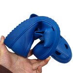 ESD Safety Sandals Manufacturer - Blue Durable SPU Material Four Holes for Cleanroom