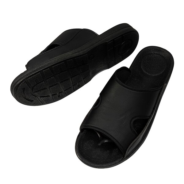 ESD Protective Slippers Manufacturer - Black for Electronics Industrial Use