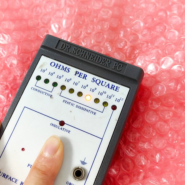 ESD Anti-Static Bubble Film Bag Manufacturer - Red Double-Sided for Circuit Board Packaging