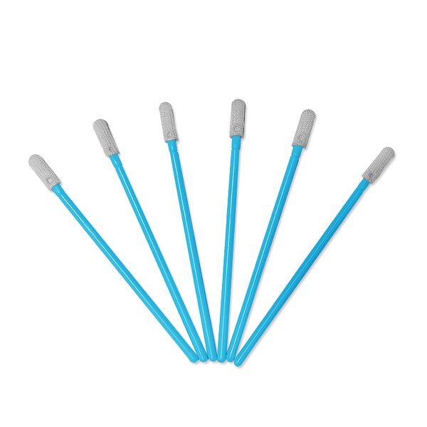 Cleanroom Cleaning Swabs Stick Manufacturer - Factory Supply Lint Free 100pcs Disposable Blue Mini