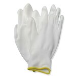 PU Safety Glove Manufacturer - High Quality White PU Palm Coated for Assembly Electronics