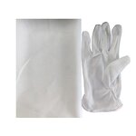 ESD Cleanroom Gloves Manufacturer - White PVC Dotted Fabric