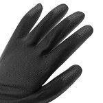 Antistatic Working Glove Manufacturer - OEM Lengthen Polyester Black ESD PU Palm Coated