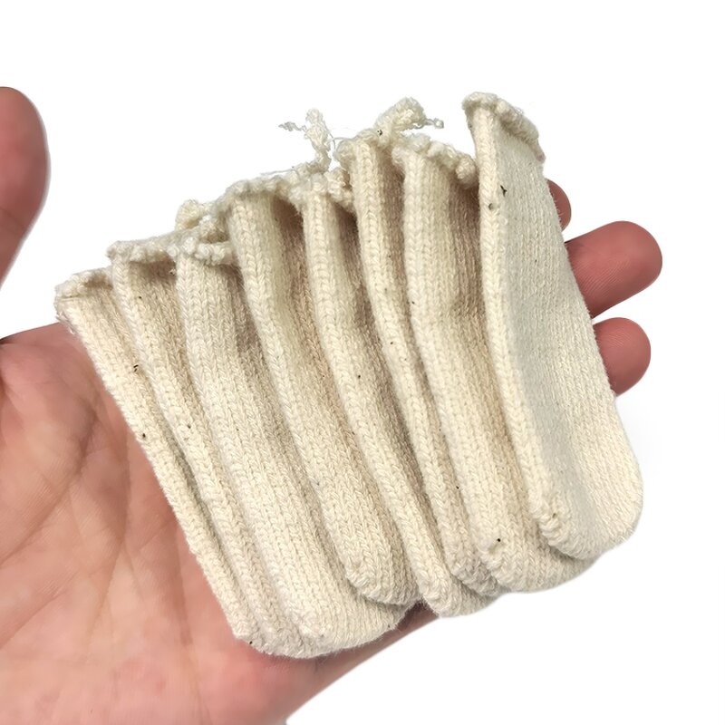 Finger Cots Manufacturer - Labor Thick Durable Cotton Non Slip Heat Resistant Beige