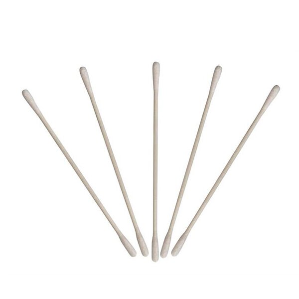 Cotton Safety Swab Manufacturer - Disposable Single Sided Buds Wooden Stick for Daily Use