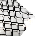 ESD Grid Curtain Manufacturer - Double Sided 0.3mmx1.37mx30m PVC for Cleanroom Door Partition