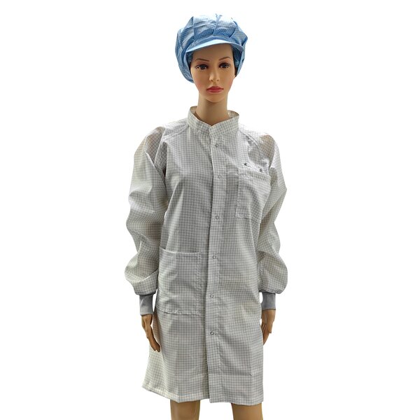 Antistatic Clothing Manufacturer - Custom Oxford Conductive Carbon Fabric ESD Lab Coat
