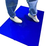 Disposable Sticky Mats Manufacturer - 24x36 60x90CM White Blue for Cleanroom Decontaminating