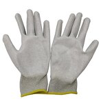 Anti Static PU Gloves Manufacturer - CE Mark Palm Fit for Assembly Lines