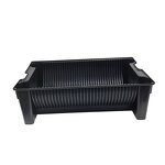ESD SMT Storage Tray Manufacturer - Black Plastic U Shape Electronics Box Tray