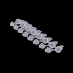 PCR Tubes Manufacturer - Factory Price 0.2Ml with Flat Caps DNase Free 8 Strip