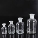 Glass Sampling Bottle Manufacturer - Round Cylinder Storage Tea Sample Bottle Custom Glass Jar