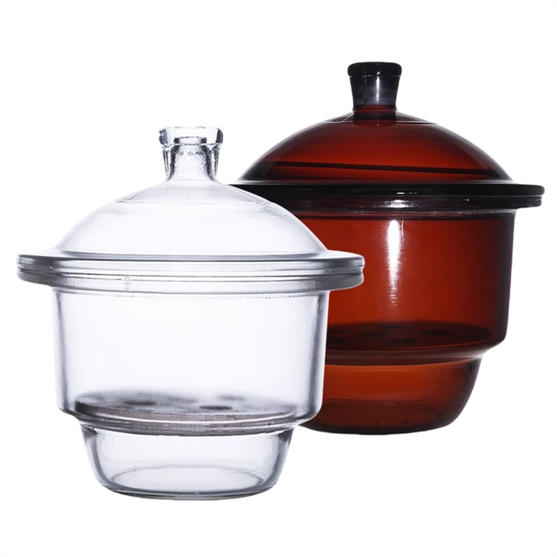 Glass Vacuum Desiccator Manufacturer - 150mm to 400mm Desiccator Amber Vacuum Drier