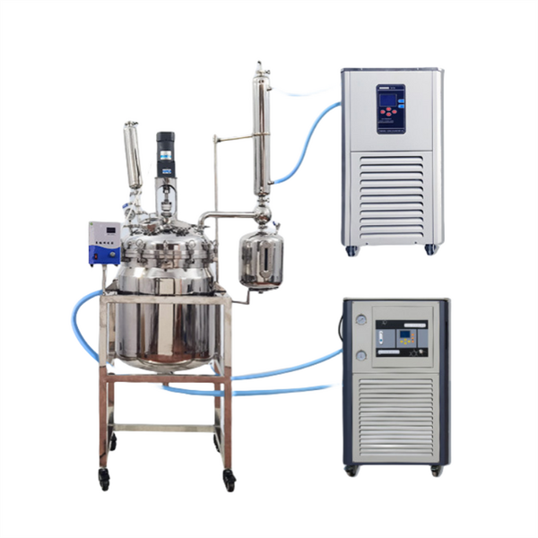 Jacketed Reactor Manufacturer - Chemical 100 Liter Stainless Steel 5 Liter Jacket Heating with PH Control