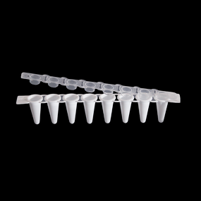 PCR Tubes Manufacturer - Factory Price 0.2Ml with Flat Caps DNase Free 8 Strip