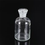 Glass Sampling Bottle Manufacturer - Round Cylinder Storage Tea Sample Bottle Custom Glass Jar