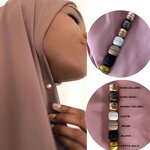 Hijab Brooch Manufacturer - Luxury Accessory No Hole Pins Brooch Magnet for Muslim Scarf