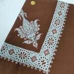 Yemeni Saudi Embroidered Shemagh Manufacturer - Kashmir Islamic Embroidery Scarf Keffiyeh 50x50inch